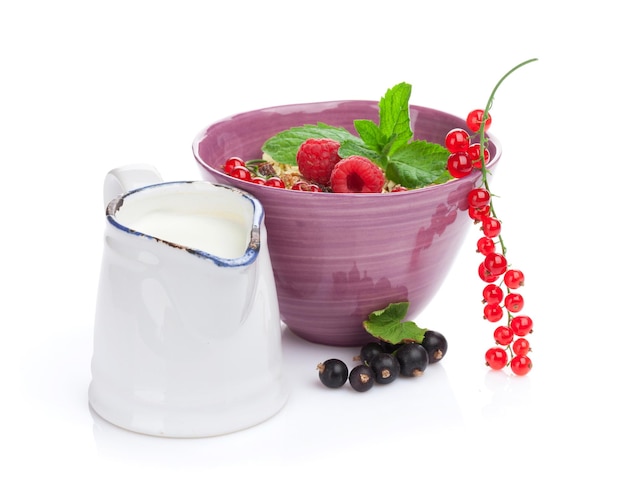 Deser w misce z owocami